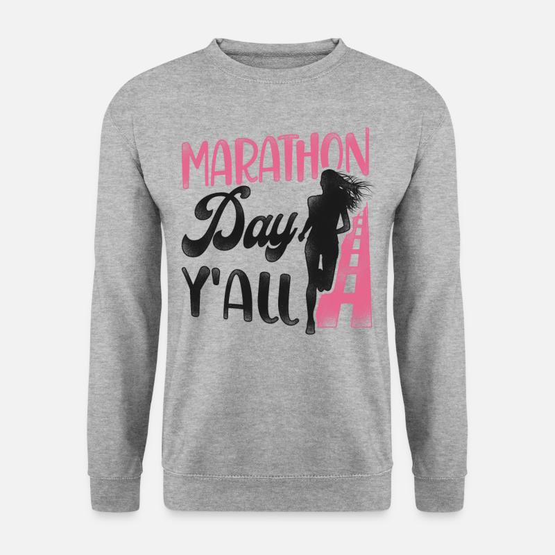 Running Runner Half Marathon - Unisex Sweatshirt - salt & pepper