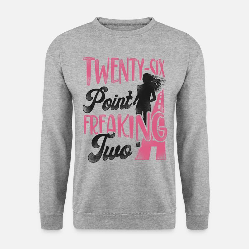 Running Runner Half Marathon - Unisex Pullover - Weißgrau meliert