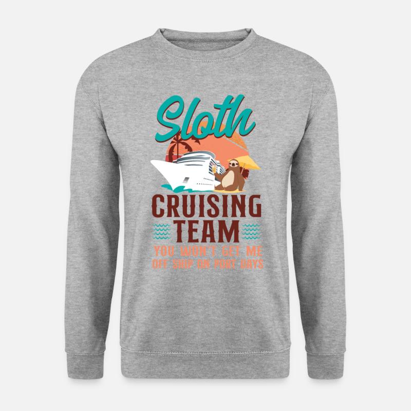 Cruise Ship Vacation Sloth Sloth - Unisex Sweatshirt - salt & pepper