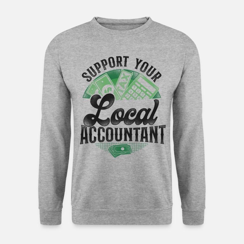 Comptable Comptable Comptable Comptabilité - Sweat-shirt Unisexe - gris chiné