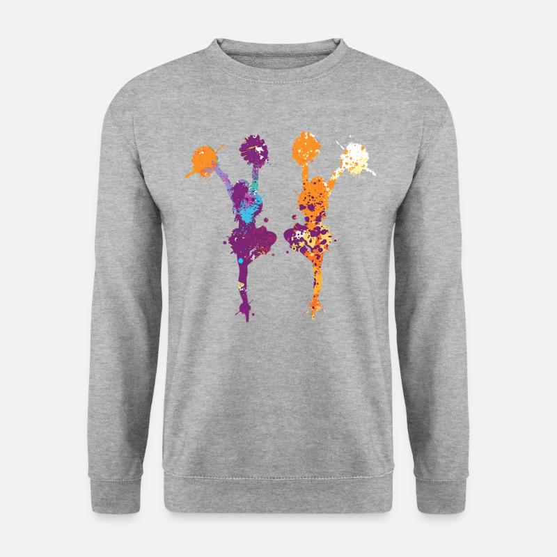 Cheerleading Cheerleader - Unisex Pullover - Weißgrau meliert