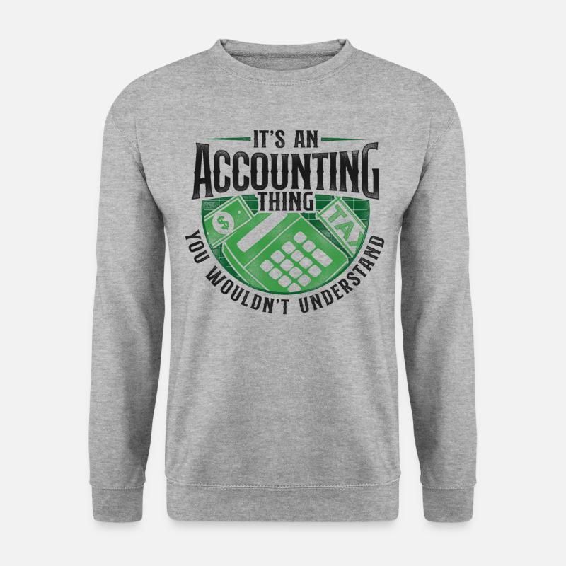Comptable Comptable Comptable Comptabilité - Sweat-shirt Unisexe - gris chiné