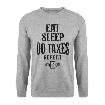 Comptable Comptable Comptable Comptabilité - Sweat-shirt Unisexe - gris chiné - Devant - Alina (178cm) & Michal (187cm)