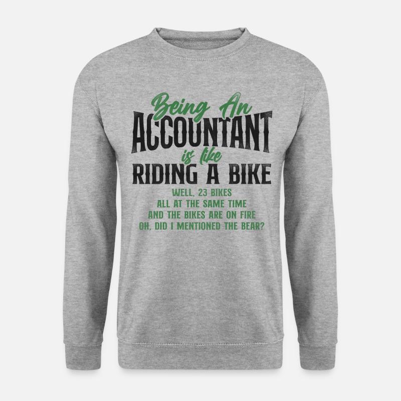 Comptable Comptable Comptable Comptabilité - Sweat-shirt Unisexe - gris chiné