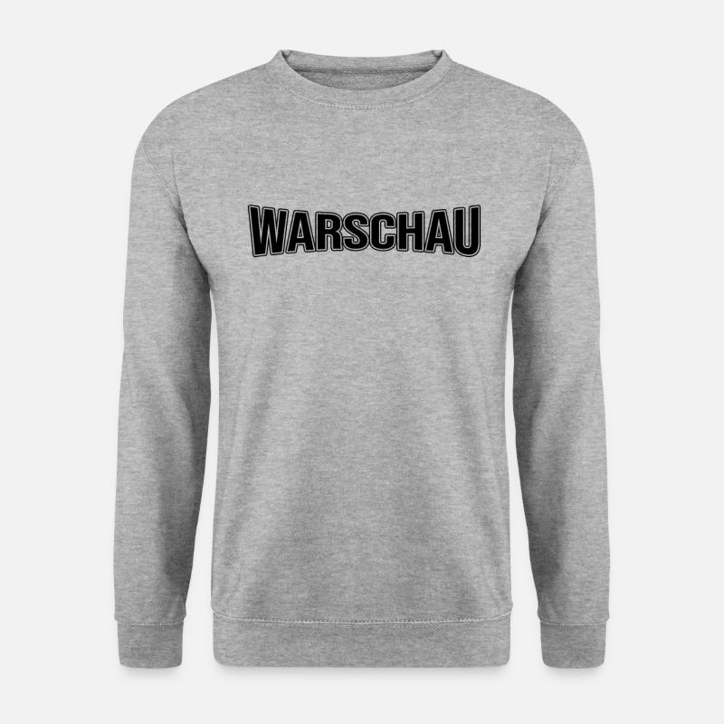 Varsovie - Sweat-shirt Unisexe - gris chiné