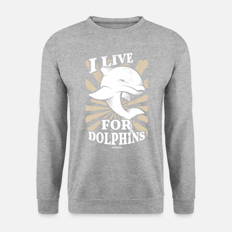 Dolphin - Unisex Sweatshirt - salt & pepper
