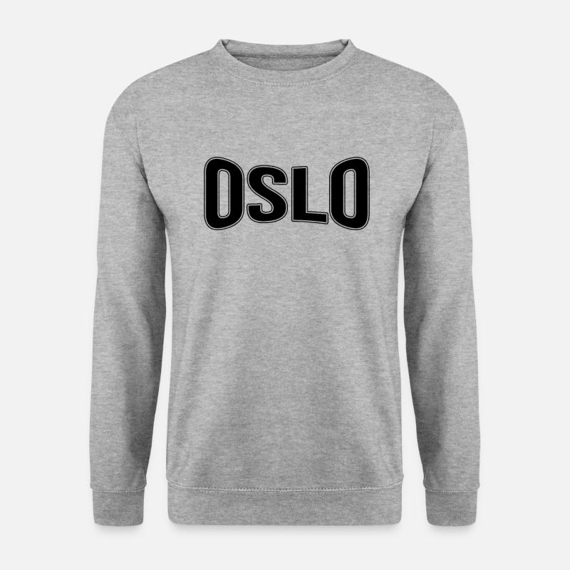 Oslo - Unisex Pullover - Weißgrau meliert