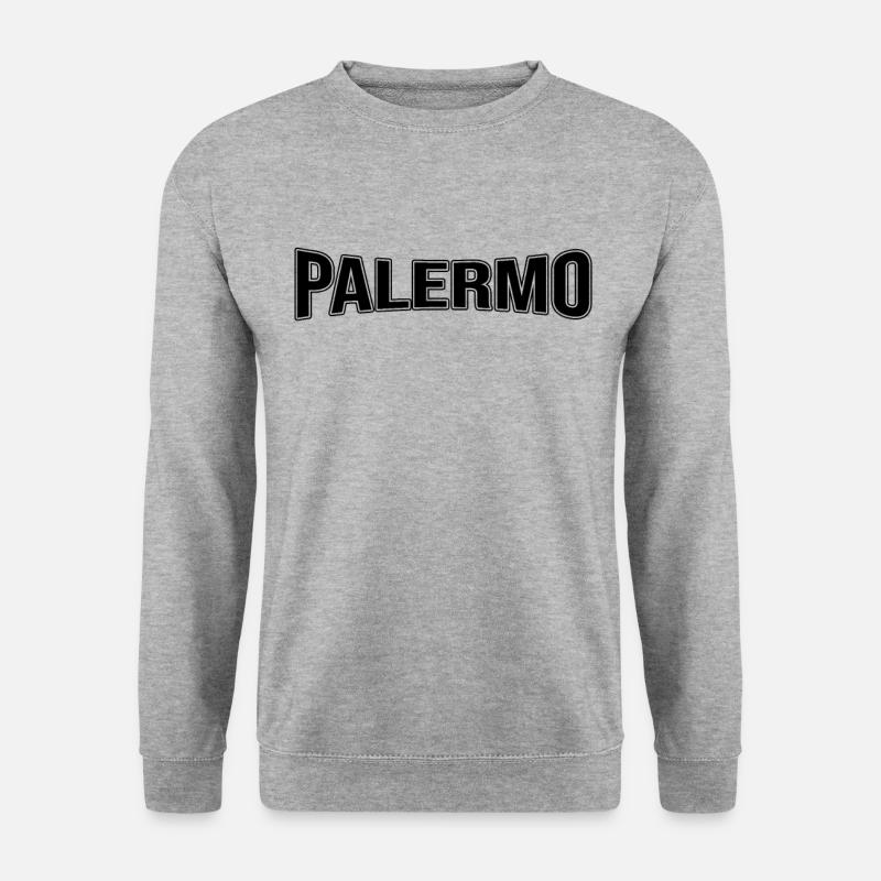 Palermo - Unisex Pullover - Weißgrau meliert