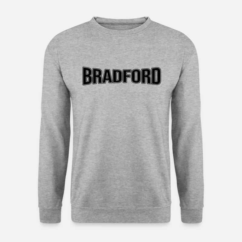 Bradford - Unisex Pullover - Weißgrau meliert