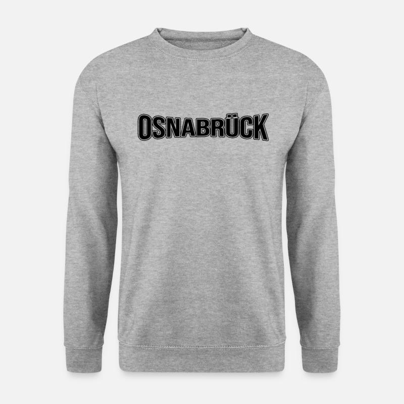 Osnabrück - Unisex Pullover - Weißgrau meliert