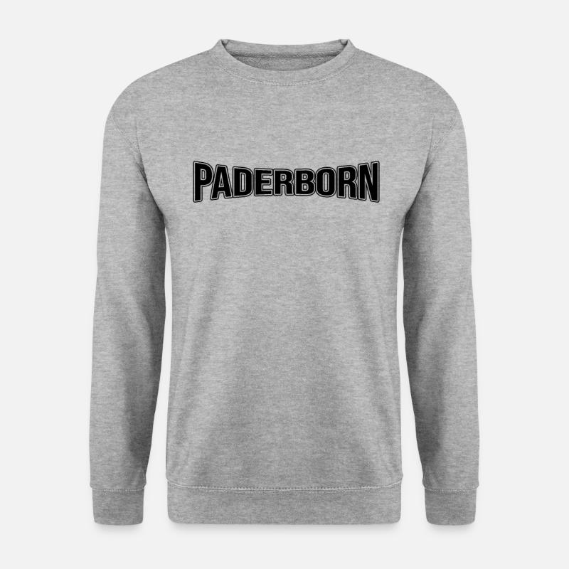 Paderborn - Unisex Pullover - Weißgrau meliert