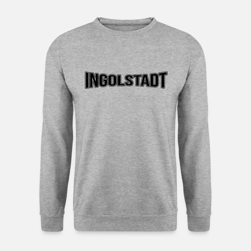 Ingolstadt - Unisex Pullover - Weißgrau meliert