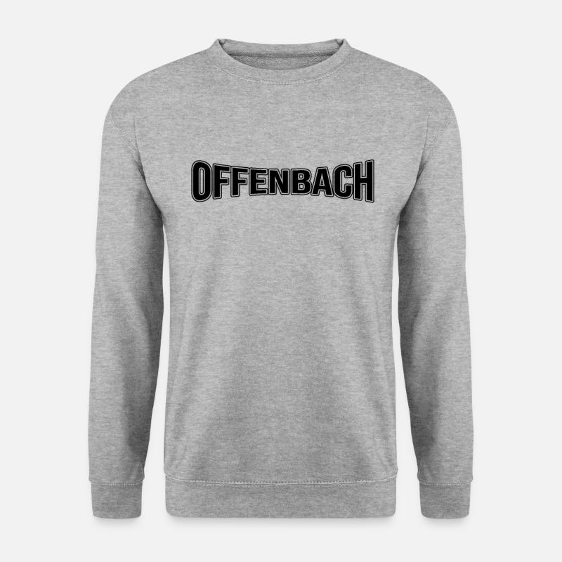 Offenbach - Unisex Pullover - Weißgrau meliert