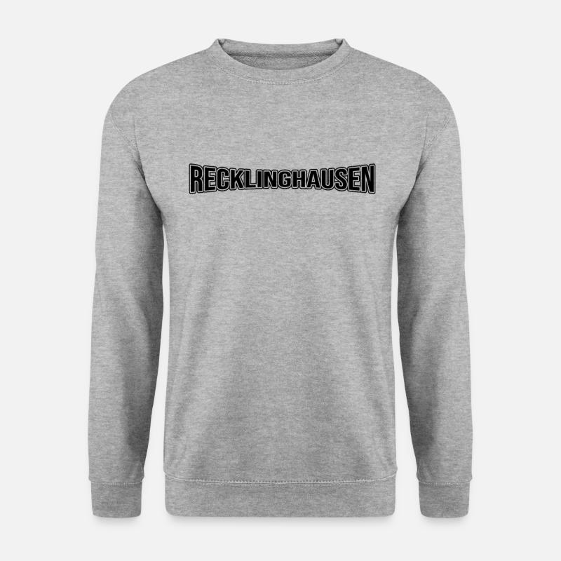 Recklinghausen - Unisex Pullover - Weißgrau meliert