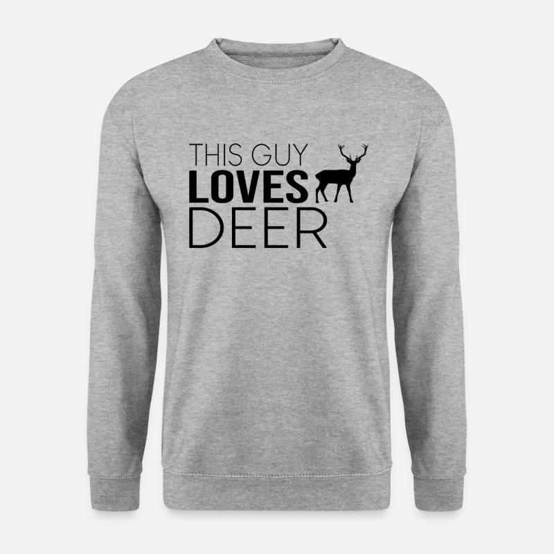 Young Deer Saying - Unisex Sweatshirt - salt & pepper