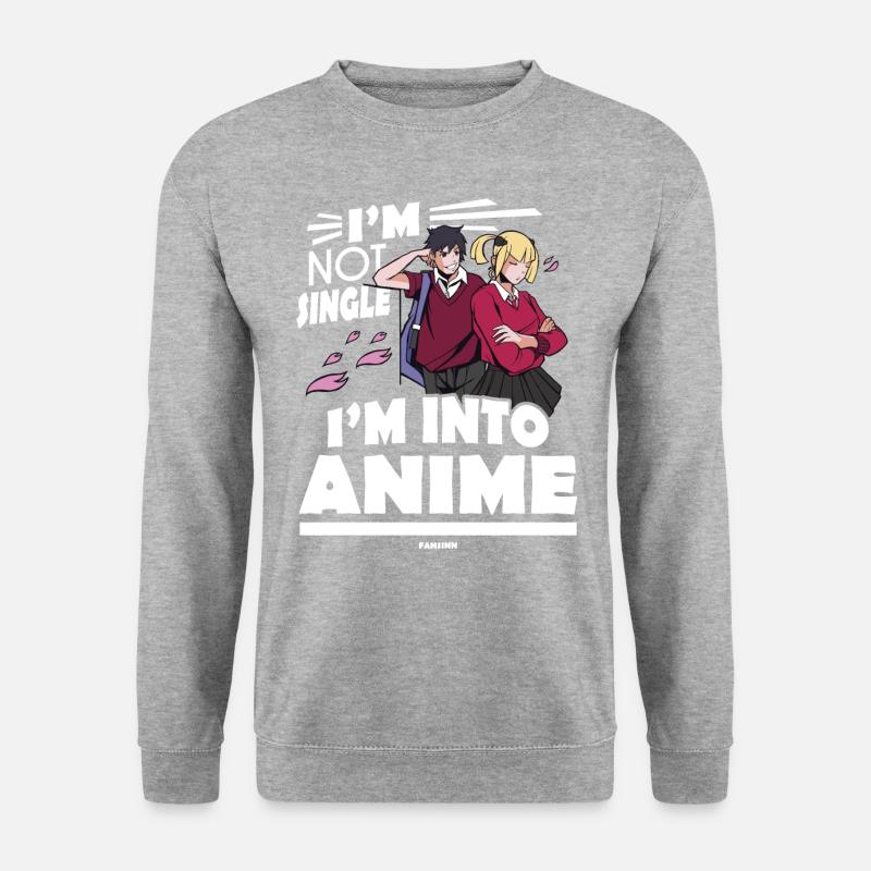 J’aime l’anime - Sweat-shirt Unisexe - gris chiné