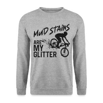 Enduro VTT VTT Équitation - Sweat-shirt Unisexe - gris chiné - Devant - Alina (178cm) & Michal (187cm)