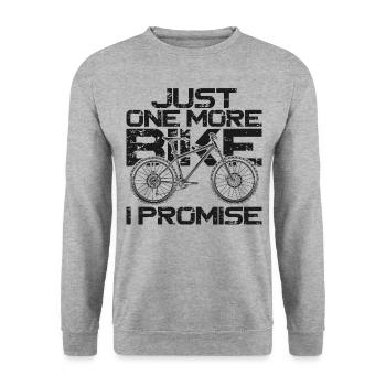 Enduro VTT VTT Équitation - Sweat-shirt Unisexe - gris chiné - Devant - Alina (178cm) & Michal (187cm)