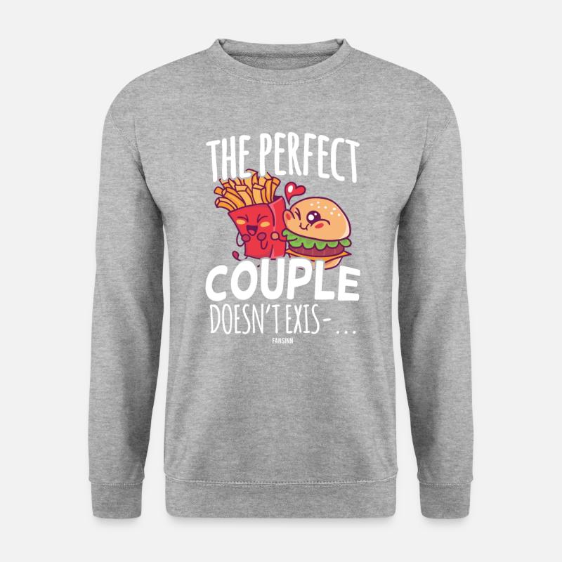 Snack bar cool dicton - Sweat-shirt Unisexe - gris chiné