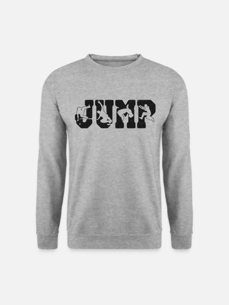 Parkour Free Running Traceur - Unisex Pullover - Weißgrau meliert
