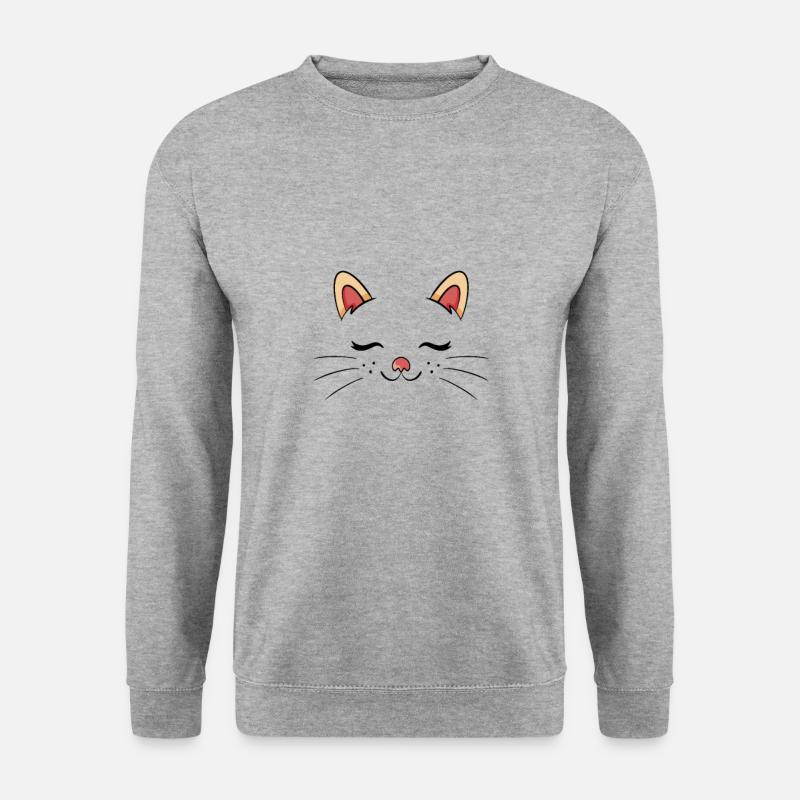 Cat- sleeping cat - Unisex Sweatshirt - salt & pepper