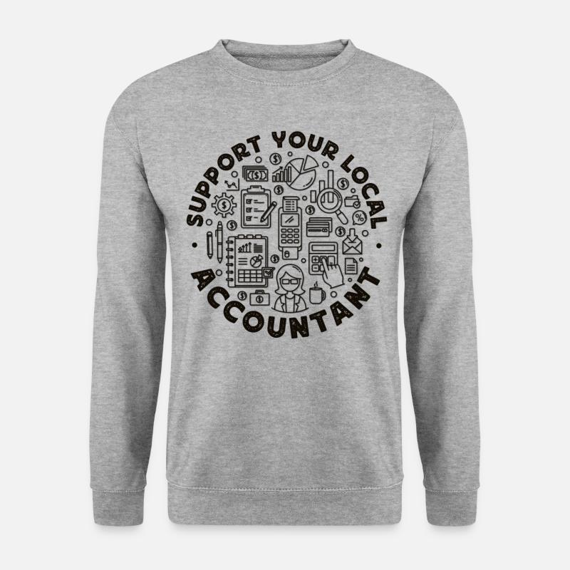 Comptable Comptable Comptable - Sweat-shirt Unisexe - gris chiné