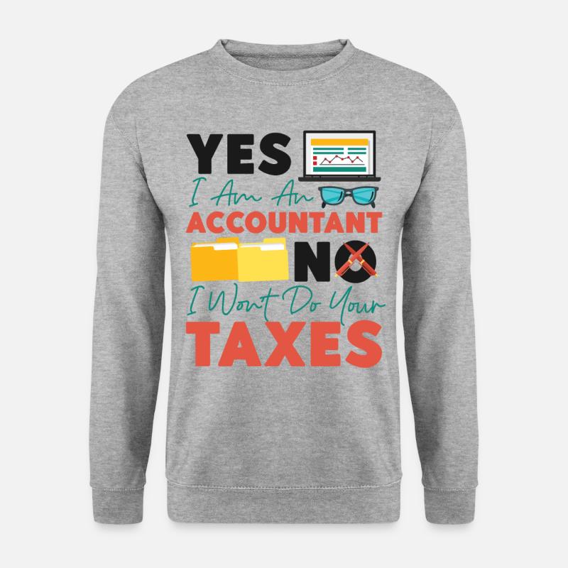 Comptable Comptable Comptable - Sweat-shirt Unisexe - gris chiné