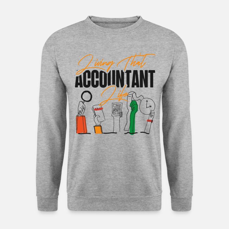 Comptable Comptable Comptable - Sweat-shirt Unisexe - gris chiné