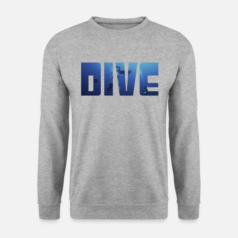 dive - Unisex Sweatshirt - salt & pepper