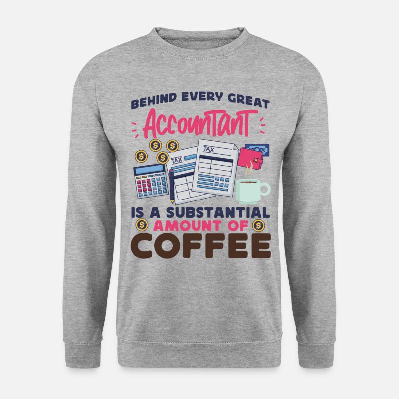 Comptable Comptable Comptable - Sweat-shirt Unisexe - gris chiné