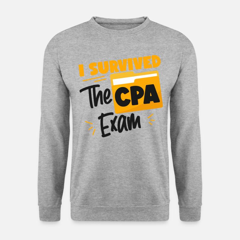 Comptable Comptable Comptable - Sweat-shirt Unisexe - gris chiné