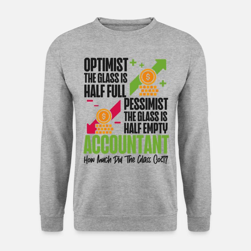 Comptable Comptable Comptable - Sweat-shirt Unisexe - gris chiné