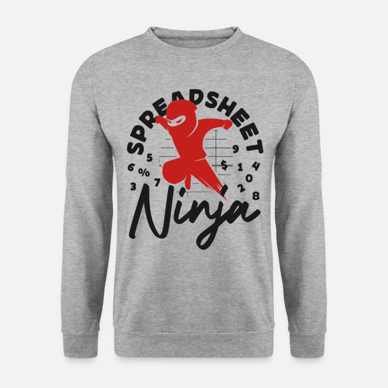 Accountant Bookkeeper Accounting - Unisex Pullover - Weißgrau meliert