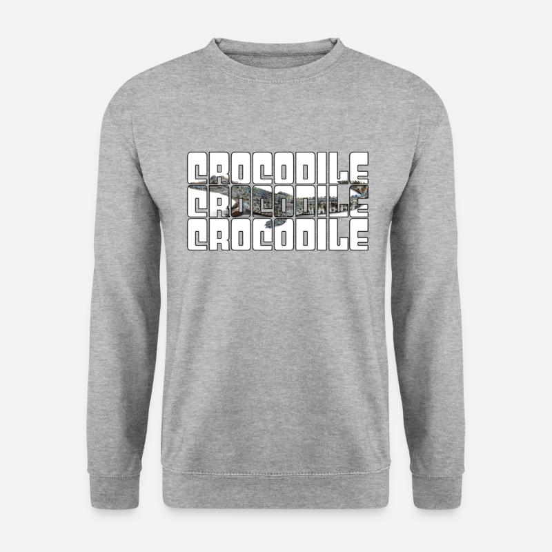 Crocodile - Unisex Sweatshirt - salt & pepper
