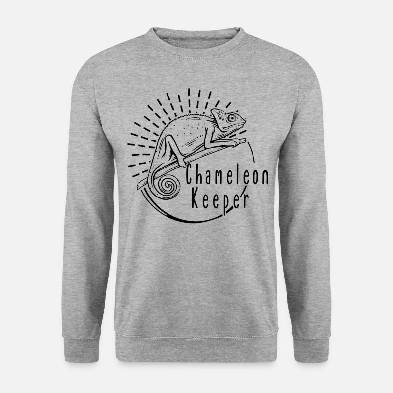 Chameleon Owner Reptile Keeper - Unisex Sweatshirt - salt & pepper