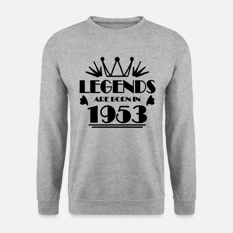 1953 - Born 1953 - Unisex Sweatshirt - salt & pepper
