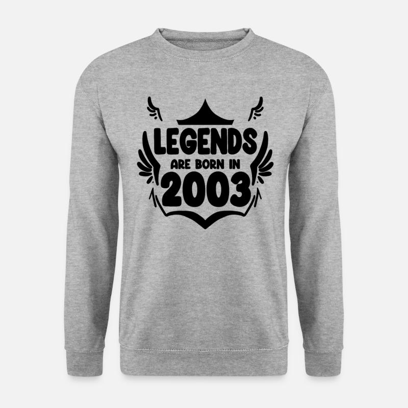 2003 - Born 2003 - Unisex Sweatshirt - salt & pepper