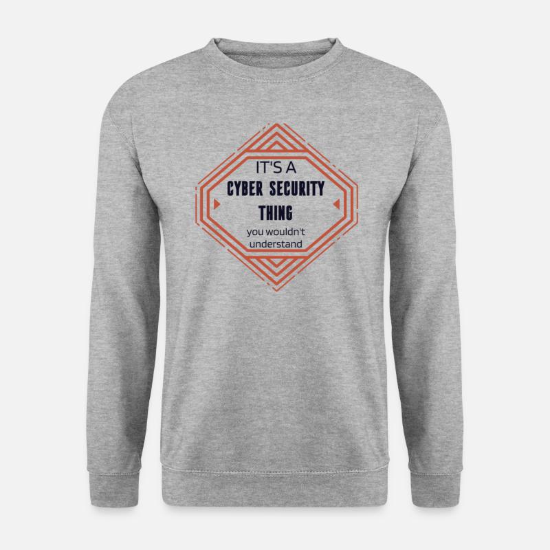 Cybersecurity - IT Security Computer Scientist - Unisex Sweatshirt - salt & pepper
