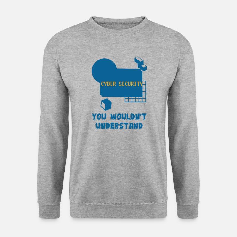 Cybersecurity - IT Security Computer Scientist - Unisex Sweatshirt - salt & pepper