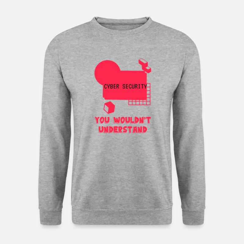 Cybersecurity - IT Security Computer Scientist - Unisex Sweatshirt - salt & pepper