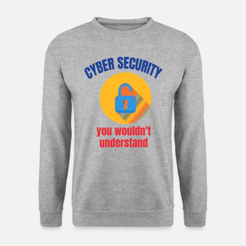 Cybersecurity - IT Security Computer Scientist - Unisex Sweatshirt - salt & pepper