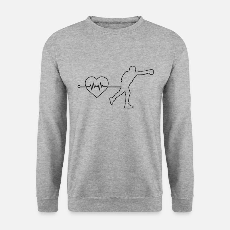 Boxing heartbeat - Unisex Sweatshirt - salt & pepper
