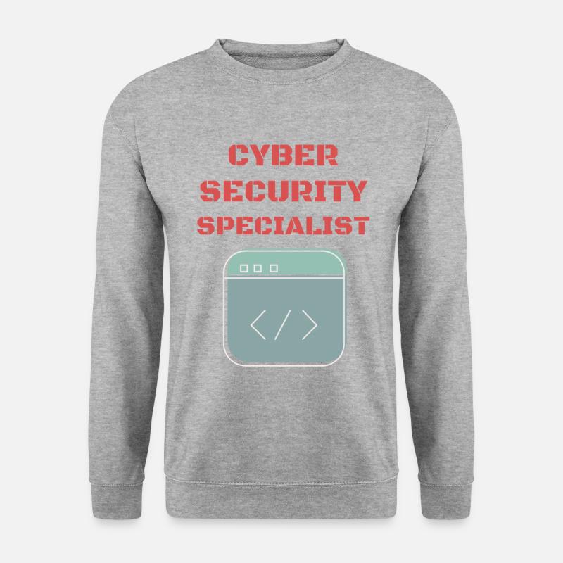 Cybersecurity - IT Security Computer Scientist - Unisex Sweatshirt - salt & pepper