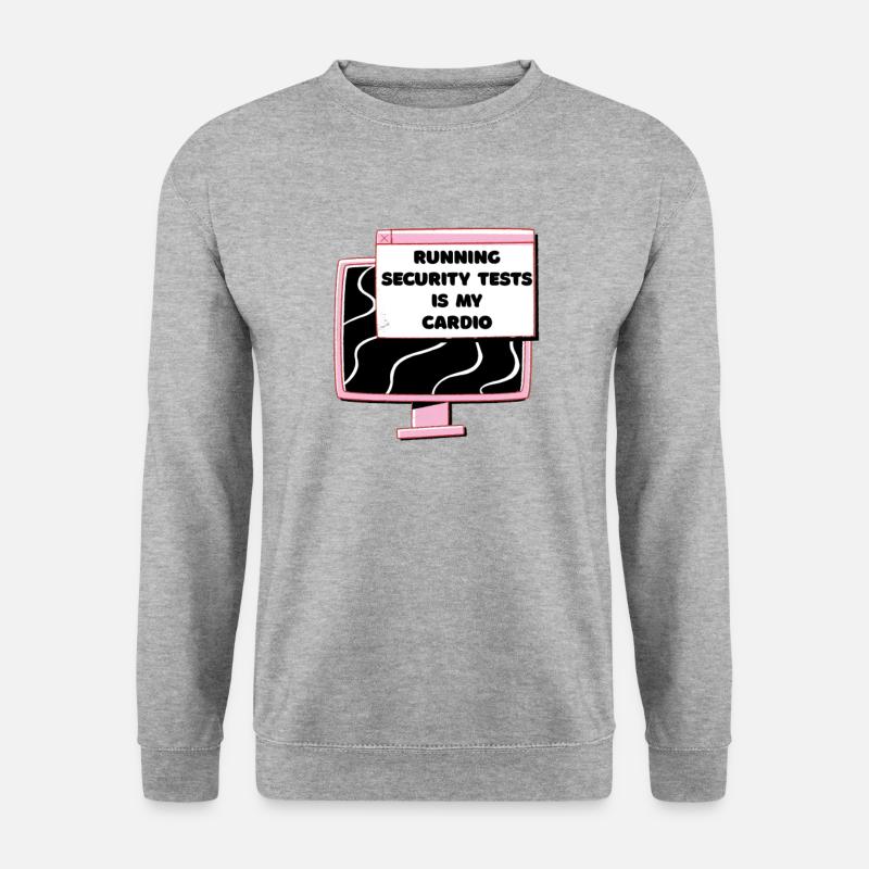 Cybersecurity - IT Security Computer Scientist - Unisex Sweatshirt - salt & pepper