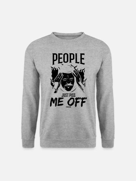 People Just Piss Me Off - Unisex Sweatshirt - salt & pepper