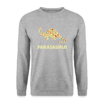 parasaurus, paraprofessional paraeducator - Unisex Pullover - Weißgrau meliert - Vorne - Alina (178cm) & Michal (187cm)
