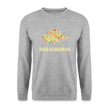 parasaurus, paraprofessional paraeducator - Unisex Pullover - Weißgrau meliert - Vorne - Alina (178cm) & Michal (187cm)