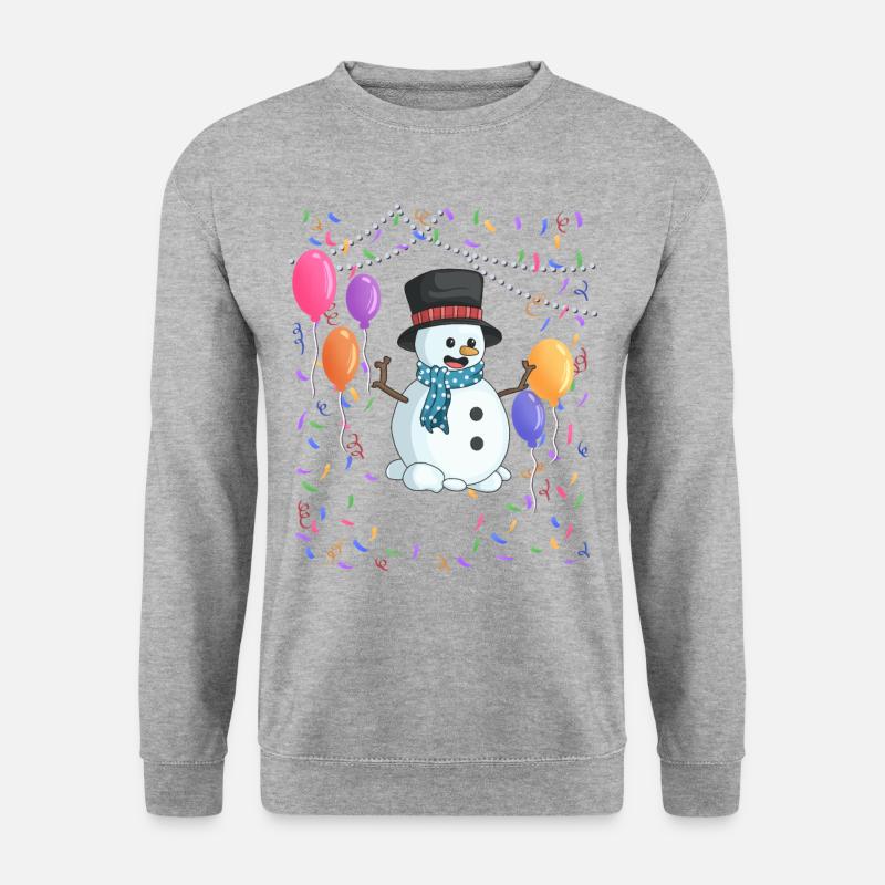 Snowman Winter Ice Party - Unisex Sweatshirt - salt & pepper