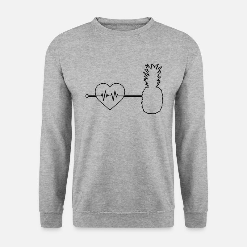 Pineapple's heartbeat - Unisex Sweatshirt - salt & pepper