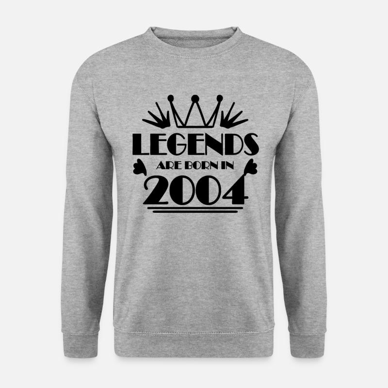 2004 - Né en 2004 - Sweat-shirt Unisexe - gris chiné